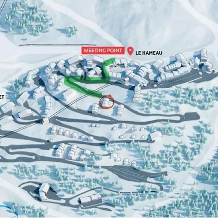 Meribel Mottaret With Sun, And View Les Allues